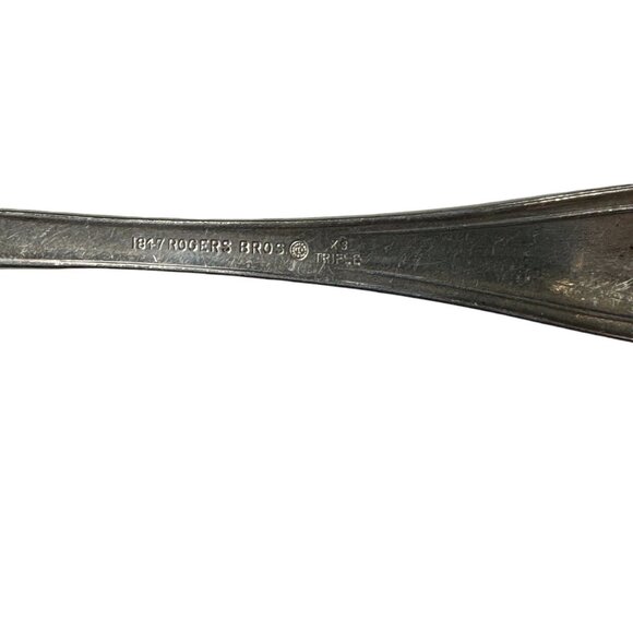 Peter Rabbit Alphabet Broken China Ring & 1847 Rogers Bro 3X SP Spoon Handle 7.5 - Picture 9 of 17